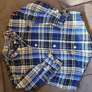 NWOT Chaps by Ralph Lauren Boy Dress Shirt Sz 24 Month